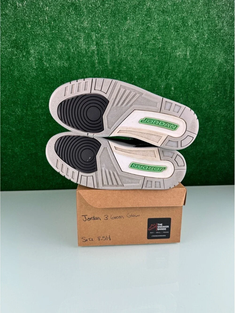Size 8.5 - Air Jordan 3 Retro Green Glow